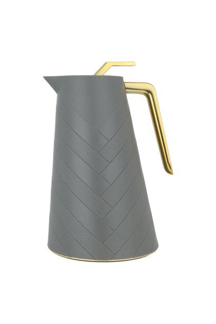 Glory Pro Thermos Dark Gray Golden Handle 1.5 Liter