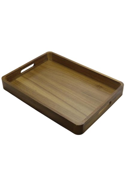 Men 7B150 Acacia Wood Medium Serving Tray 39X28X4 cm