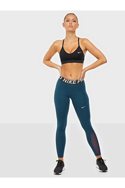 nike pro training leggings in navy