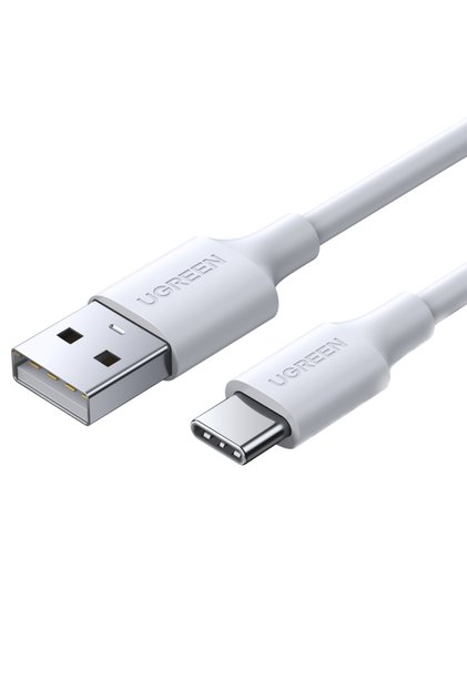 كابل شحن ومزامنة بيانات USB إلى USB-C بطول 1 متر - أبيض