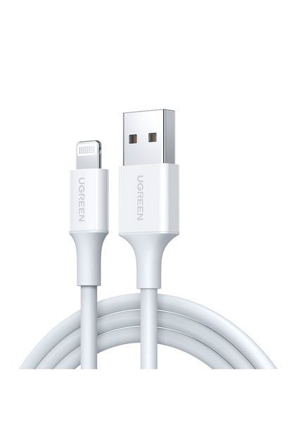 كابل شحن ومزامنة بيانات USB إلى Lightning بطول 1 متر - أبيض