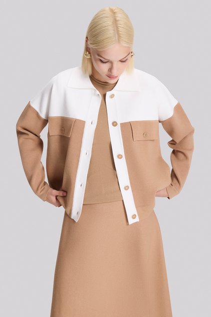 Soil Ecru Knitwear Jacket