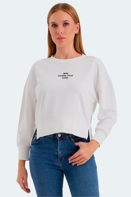 Vital Oversize Women's Sweatshirt White