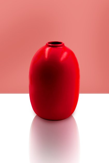 Seramik Vazo - Mid Top Dekorasyon - 17cmx12cm