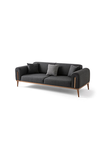EDSY HOME Riva 3'lü Koltuk Antrasit - Fiyatı, Yorumları