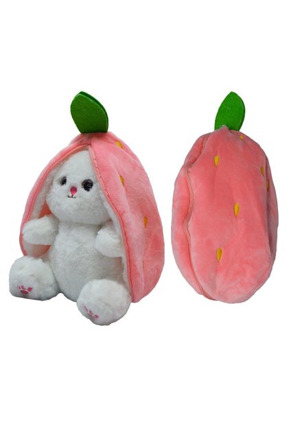 Plush Strawberry Rabbit 25 cm 62965