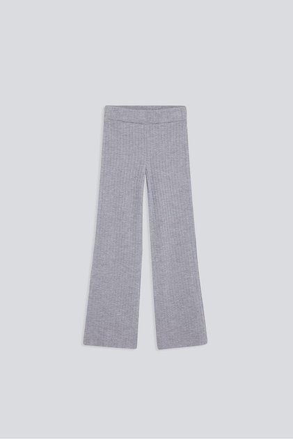 (KİDS GİRL) Triko Tuşeli Bol Pantolon