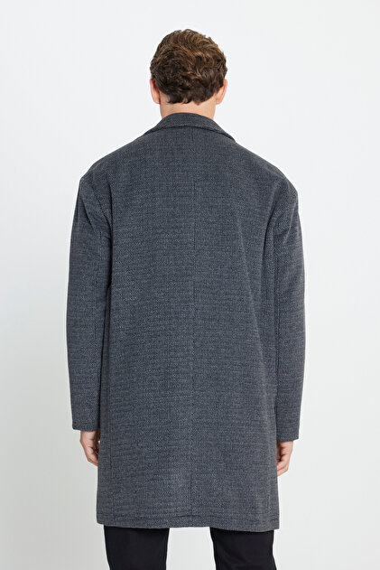 AC&Co / Altınyıldız Classics Erkek Gri Oversize Bol Kesim Mono