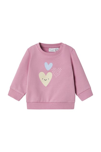 Nbfvrillie Ls Sweat Box Bru - Pink 13226050