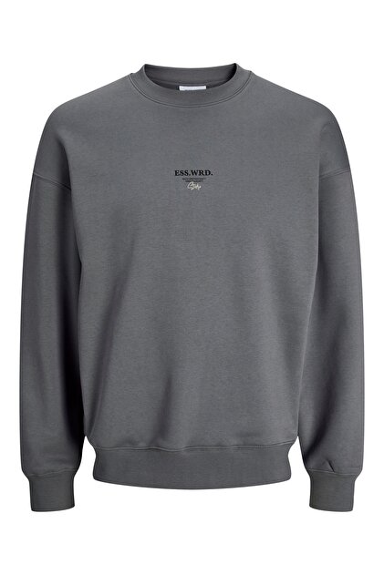 Jack & Jones JJEURBAN EDGE STUDIO SWEAT CREW NOOS Gri 12270474