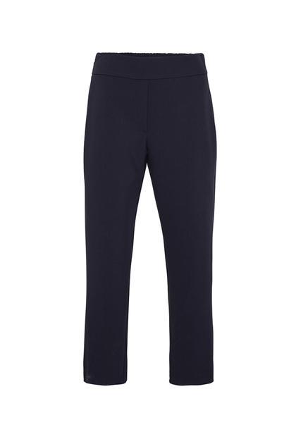 Thick Belted Elastic Trousers
