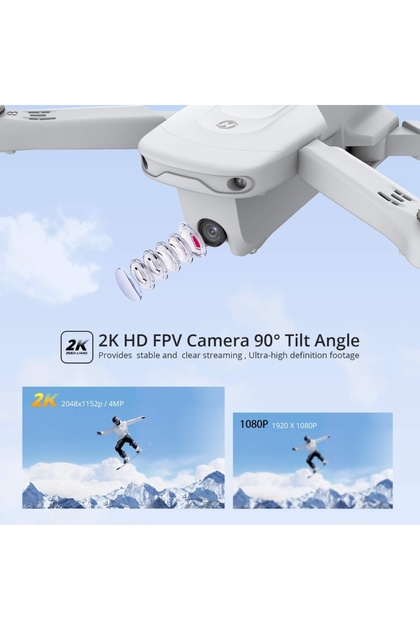 Holy Stone HS175 Yetişkinler için Kameralı Drone 2K UHD, GPS