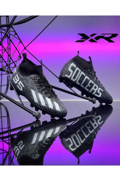 Es F 35 Boys' Sock-Toe Football Shoes Sports Shoes