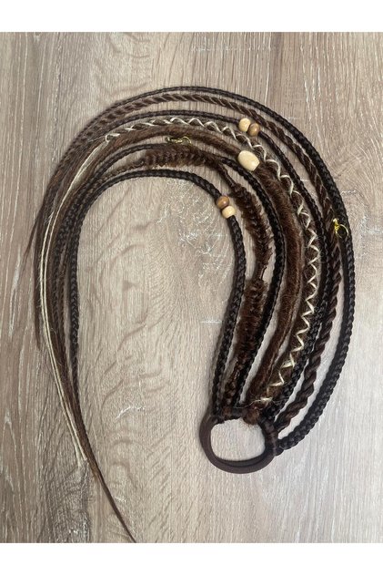 Rasta Mix African Braiding Hair Extensions 8 Pack 50cm - Brown Tones