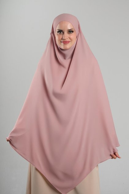 Practical Ready-To-Wear Hijab Scarf with Crepe Laces, Double Layered Soufflé Hijab 2314_06