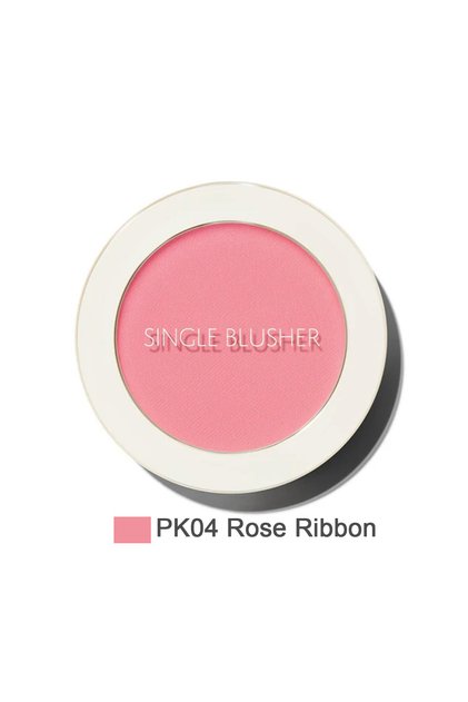 Sebum Kontrolü Sağlayan Tekli Toz Allık - Saemmul Single Blusher - Rose Ribbon (VİONİNE)