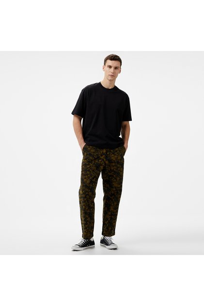 Printed Women's Green Trousers
