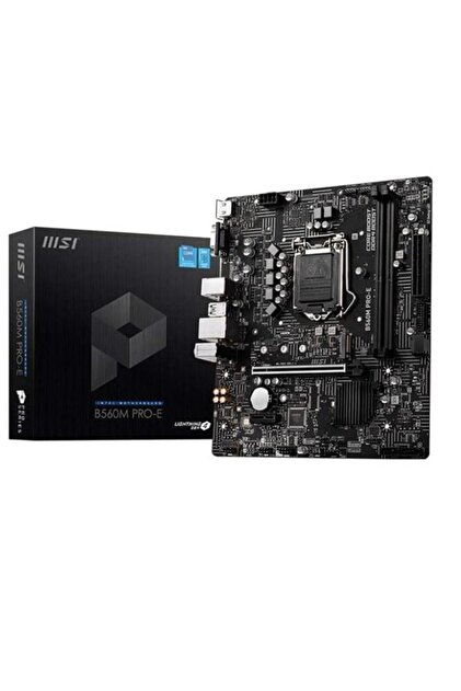 MSI B560m Pro-e Ddr4 M2 Pcıe Nvme Hdmı Pcıe 16x V4.0 1200p Matx