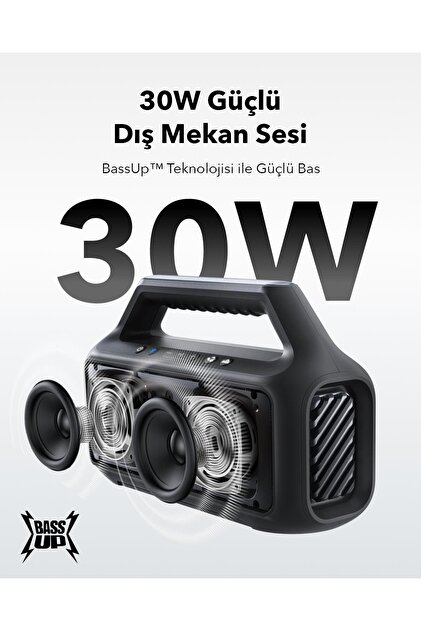 Anker Soundcore Boom 2 SE Bluetooth Hoparlör - Siyah - A3148