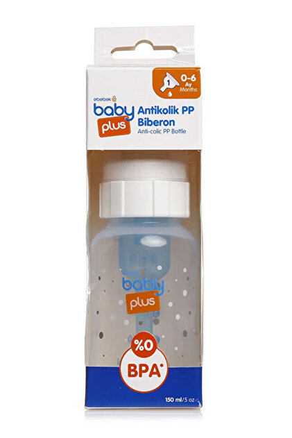 Baby Plus Antikolik PP Biberon 150 ml 0-6 Ay, bebek biberon
