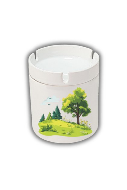 Nature Printed Ashtray Ash Tray Birthday Gift