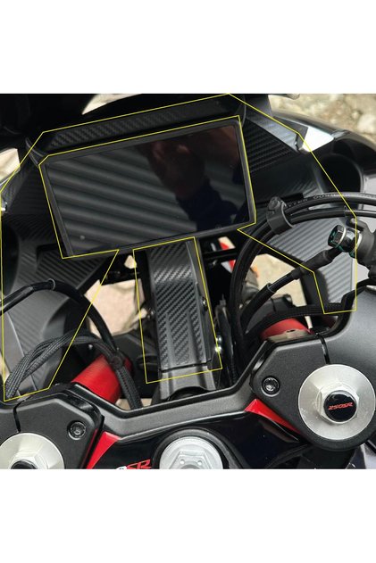 CF MOTO 250SR TORPİDO KARBON SET TAKIM STICKER ETIKET MODELI