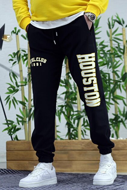 WAFRA Men's Houston Printed 2 Thread Seasonal Sweatpants- Trendyol