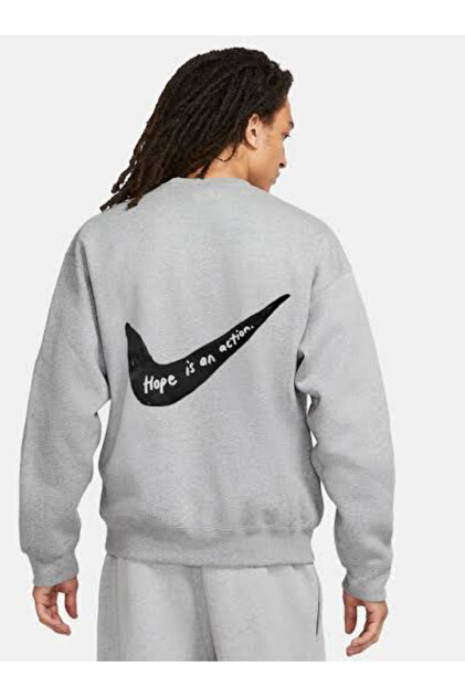 nike sportswear men's fleece swoosh crew