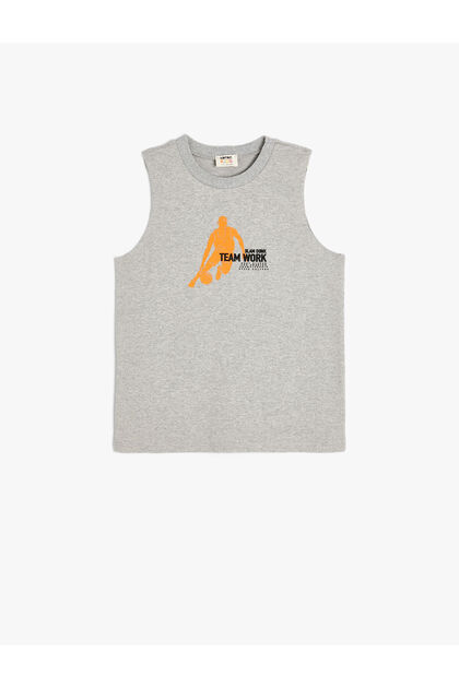 Athlete Basketball Printed Crew Neck