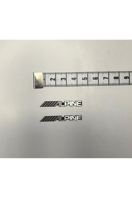 Alpine Kazıma Arma Gümüş 4cm