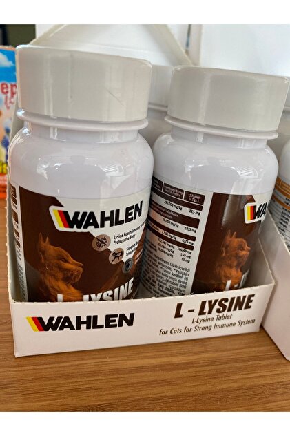 WAHLEN L-Lysine Kediler İçin Bağışıklık Sistemi Güçlendirici 90