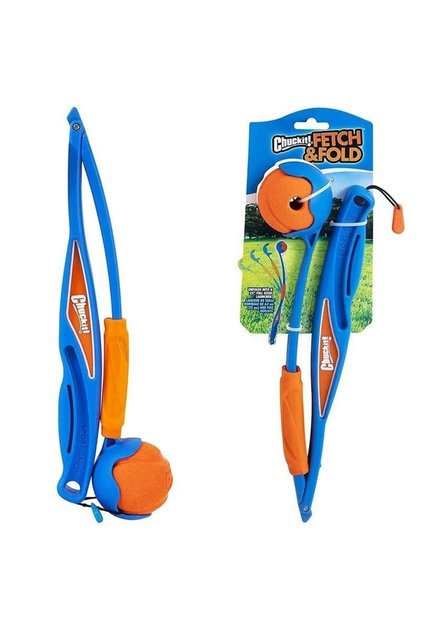 ! Fetch & Fold Foldable Ball Launcher (Whistler Ball Gift)
