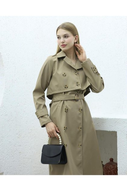 Double Waterproof Bondit Trench Coat Vizyon
