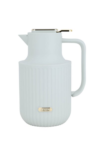 Lura Thermos, Light Gray And Gold, 1.5 Liters