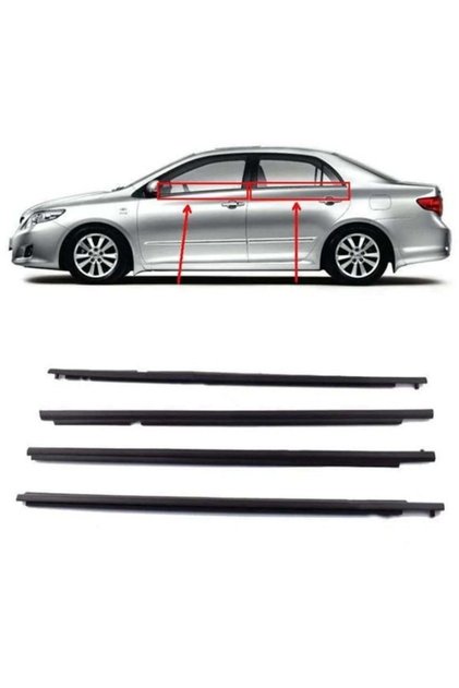 Toyota Corolla 2007-2011 Dış Cam Sıyırıcı Fitil Takım Yüksek Kalite