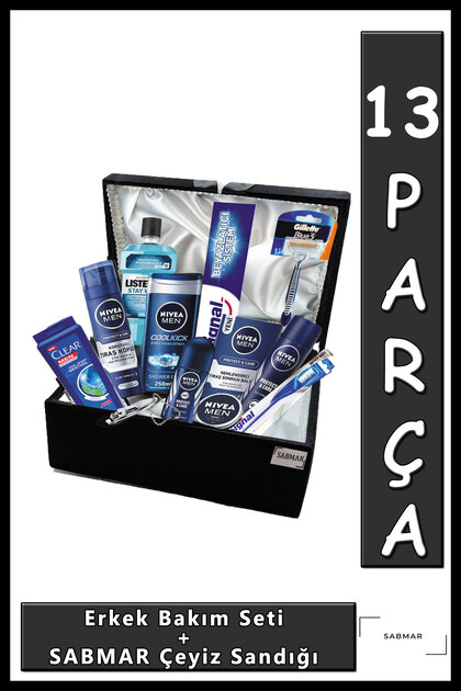 NIVEA Erkek Bohçası Damat Bohçası Erkek Söz Nişan Bakım Seti