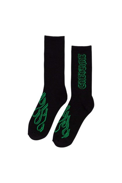 To The Grave Crew Socks - Black 9-11