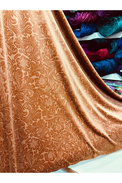 Self Patterned Velvet Fabric