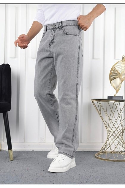Erkek Baggy Jean Yeni Sezon Buggy Kot Pantolon
