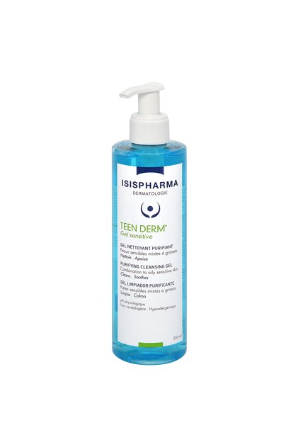 Pharma Teen Derm Gel Sensitive Cleansers Gel, 250ml