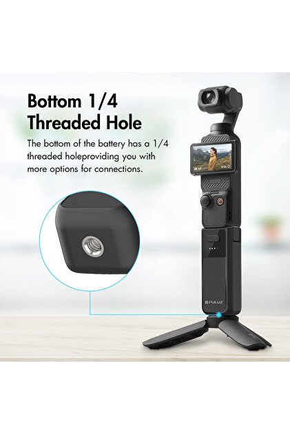 DJI Osmo Pocket 3 Puluz Yüksek Kapasiteli 2800mah Bbatarya (SİYAH