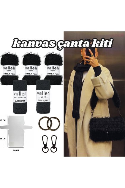 Kanvas Çanta Kiti