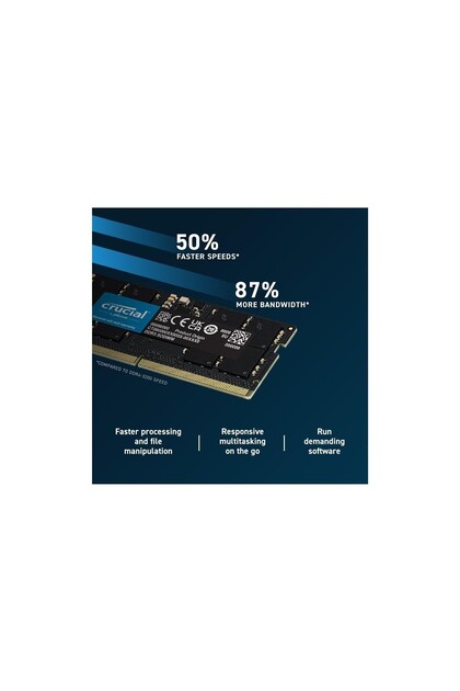 Crucial NTB 16GB 5600MHz DDR5 CL46 Notebook Ram CT16G56C46S5