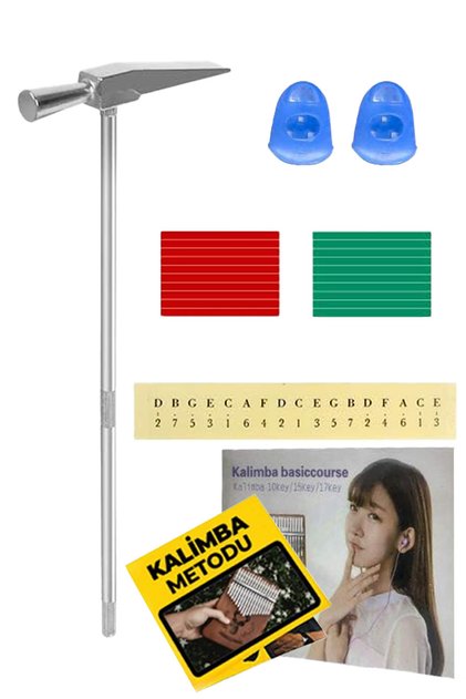 KL-SPARE Kalimba Yedek Aksam Seti (Akort Çekici Metod Nota Sticker Parmaklık)