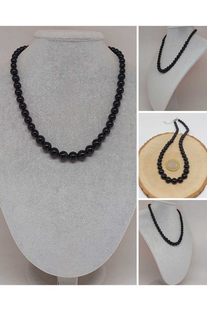 Galaxy Series Shungite (Shungit) Stone Design Necklace