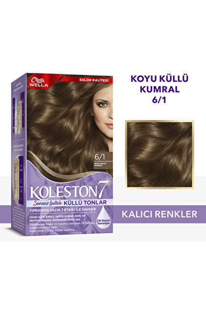 Koleston Supreme Kit Saç Boyası 6/1 Koyu Küllü Kumral