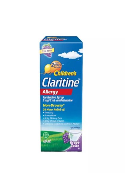 Claritine Child Grape Syrup 5Mg/5Ml 120Ml