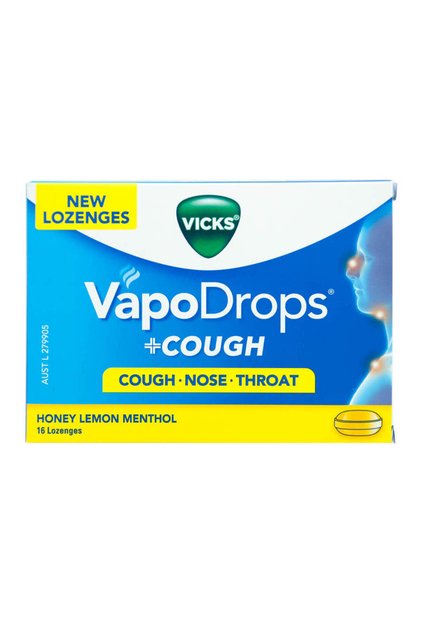 VAPO DROPS HONEY LEMON 16LZ 6'S