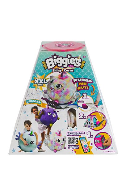 Sunman 72292 Peluş Biggies Shinycorns Rainbow Unicorn Size XXL