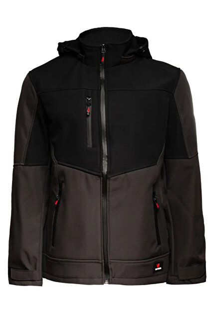 Softshell Mont Kapüşonlu Parçalı Suya Dayanıklı Hafif ve Konforlu Tasarım